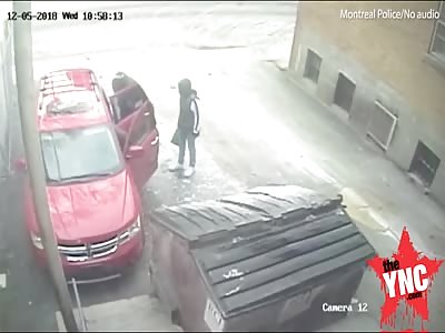 in Canada Three arsonists setting fire to car nearly blow themselves up