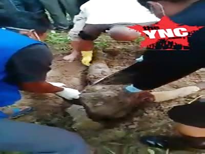 Body discovery  in  Tanjungkarang, Lampung 