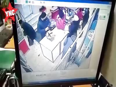  A woman was stabbed 3 times by her husband in Tambov City,Russia