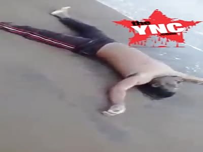 The discovery of a dead body on the south coast of West Java