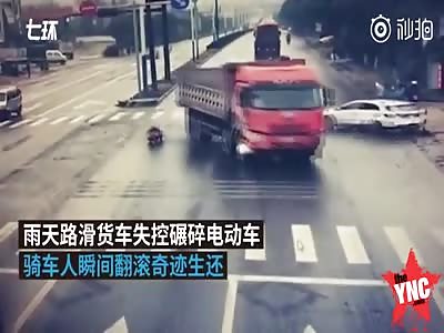 man saved by the buddha in  Zhejiang 