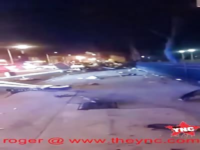 accident + aftermath at 199 Ocean Ave Jersey City, NJ 07305, USA