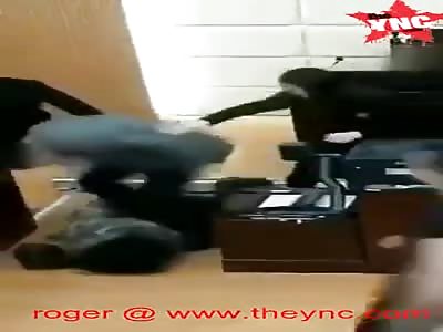 man puts his wife in ICU after he give her a good kicking in court