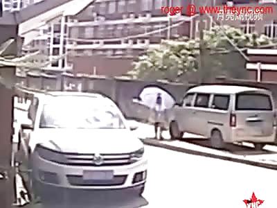 Woman Hit in the Head by a Exploding Aerosol Can