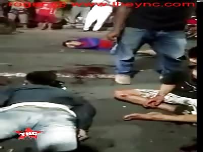  3 Youths Spilled with Blood after a accident in Jambi