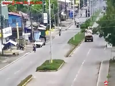 man dies in a nice accident in Honduras