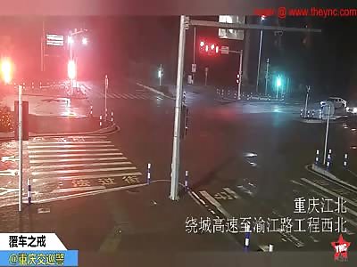 zebra crossing accident in Chongqing.