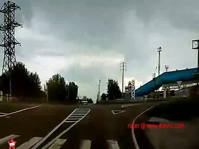 23-year-old biker is hit by a car in Tula Oblast