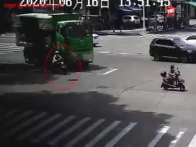 zebra crossing accident in  Zhejiang