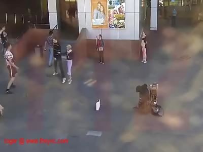 big fight due to not liking the buskers music in St. Petersburg