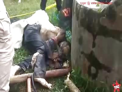 the discovery of a  dead body in Central Java