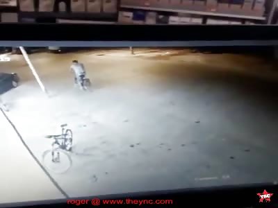 man dies after a car collided with his mountain bike in Azerbaijan