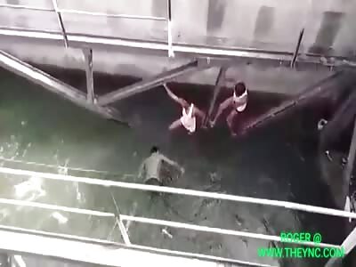 The body of an unidentified youth was found in the canal in gujarat