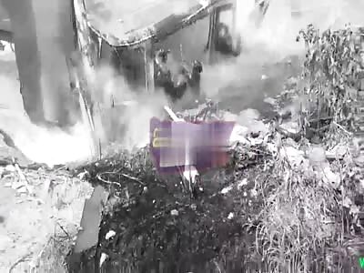 18 burnt to death in a accident in Ghana