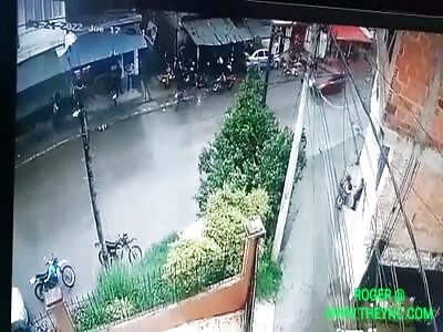 Elkin Felipe Bastidas died after being crushed by a truck in Colombia