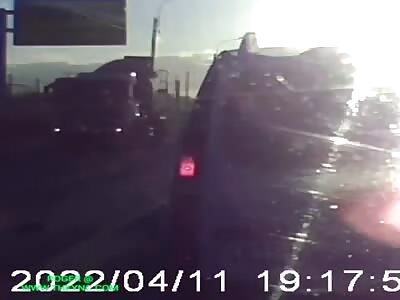 360° accident in Peterhof, Russia