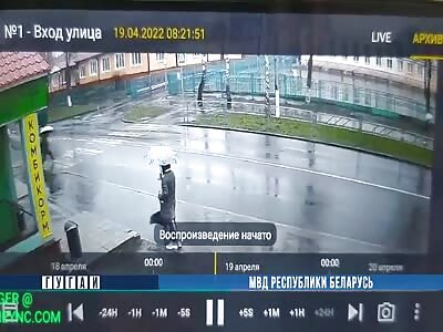 Zebra crossing Accident in Vetka,Belurs