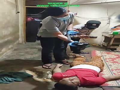 The discovery of a dead body in Padang City