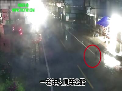 72 year old woman died after she was knocked down by a tricycle in Fushun