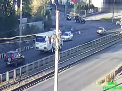 Russian  youth was knocked down by a Tram in Novgorod