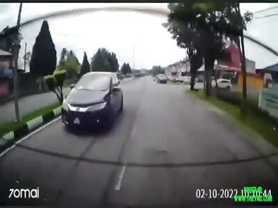 Man was crushed by a car in Malaysia 