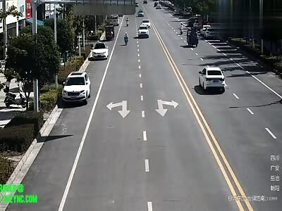 Accident in Guang'an City