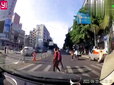 Zebra crossing Accident in Pingwu County
