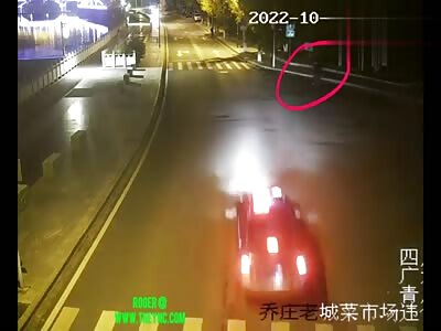 Wang, died on the Qingchuan County zebra crossing 