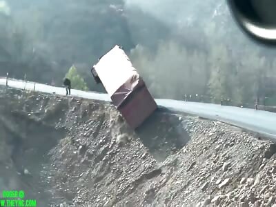  Drving in reverse truck accident in Hebei