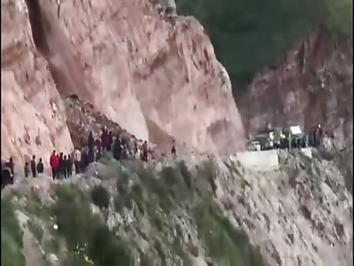 Photographer buried in landslide