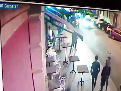 Instant Karma for Aggressive Moron !