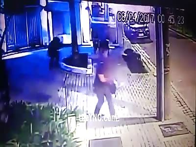 Cop Frustrates Assault and Kills multi-shot Thief