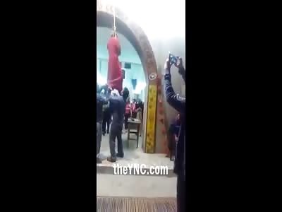 Young Man died Hanged accidentally during Holy Week ceremony