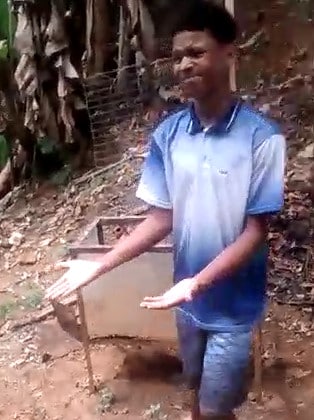 Punished for stealing in Favela. 