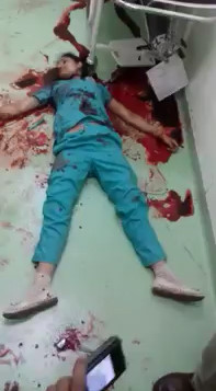 Throat-slit Body of Female Paramedic found at Naryana Hospital