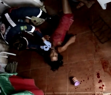 Brazilian Tranny was Violently Beaten and Stabbed 