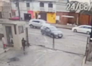 Woman Behind the Wheel Loses Control... Crushed Female Security Guard 