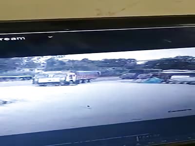 Man Destroyed by Truck