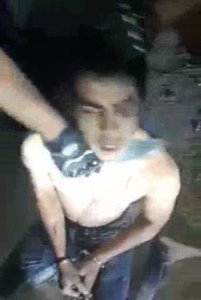 Man is Partially Beheaded with Butcher Knife