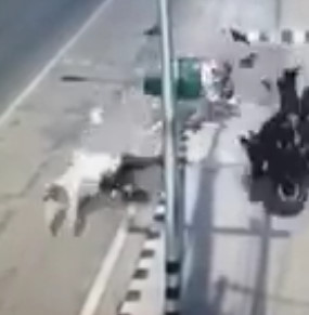 Motorcyclist Stopped and Sent to Hell