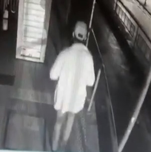 Man Slide down the Railing , Crushed and Killed Instantly by a Bus