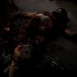 Man Run over by Something Heavy is Nothing but Guts Now