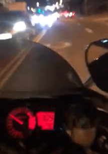 BIKER RECORDS HIS OWN DEATH!!