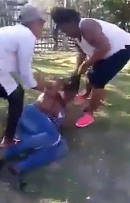 Zimbabwean Woman Flogs Husband's Side Chick, Cuts Of Her Hair With Knife