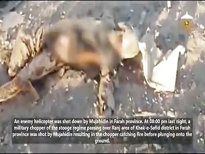  Islamic Emirate of Afghanistan: â€œEnemy Helicopter Shot Down In Farahâ€