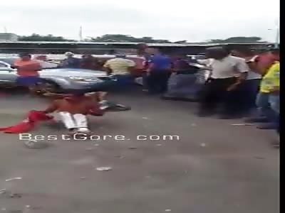 Street justice with fire