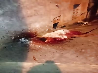 man killed in the head with a shotgun