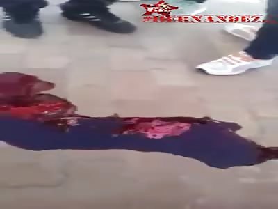 Police shot dead in the head