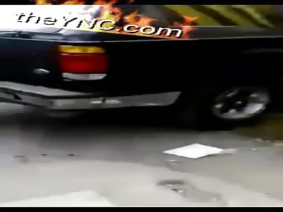 Girl collapses by blow on the head