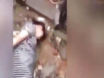 they hit a pregnant woman for being unfaithful